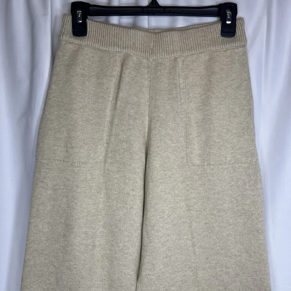 Free People Beach Solar Sweater 2 Piece Set Size S Beige Casual Comfy